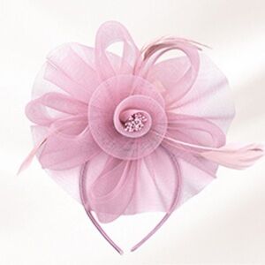 Elegant Pink Fascinator Headband